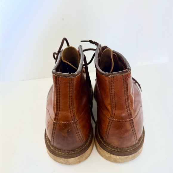 Red Wing 100th Anniversary Moc Toe Limited Edition Boots Sz 8.5 USA Leather - Picture 9 of 13
